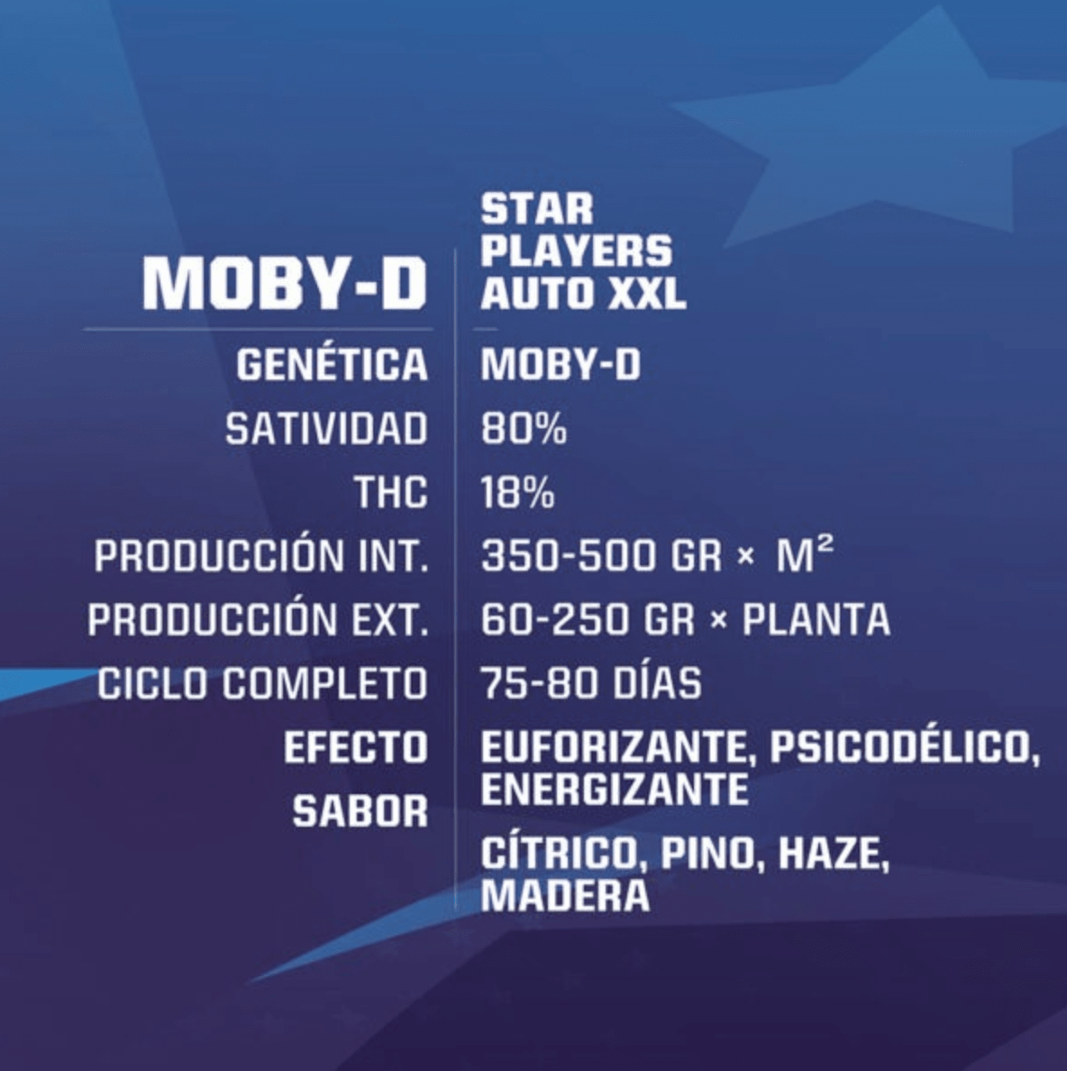 Bsf seeds Moby-D Xxl Auto X71