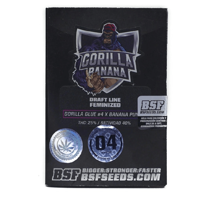 BSF SEEDS FEM GORILLA BANANA 4 UNID1