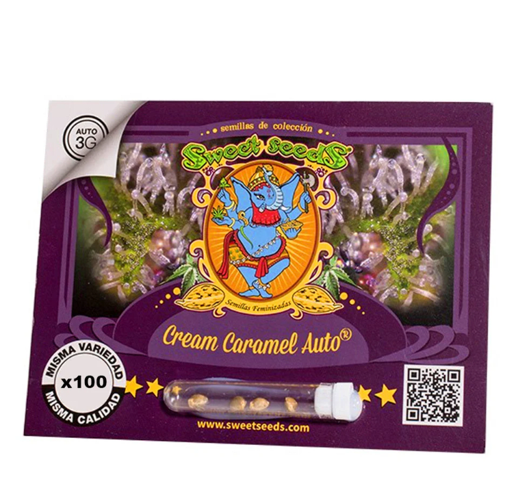 SWEET SEEDS CREAM CARAMEL AUTO X 100 UNID1