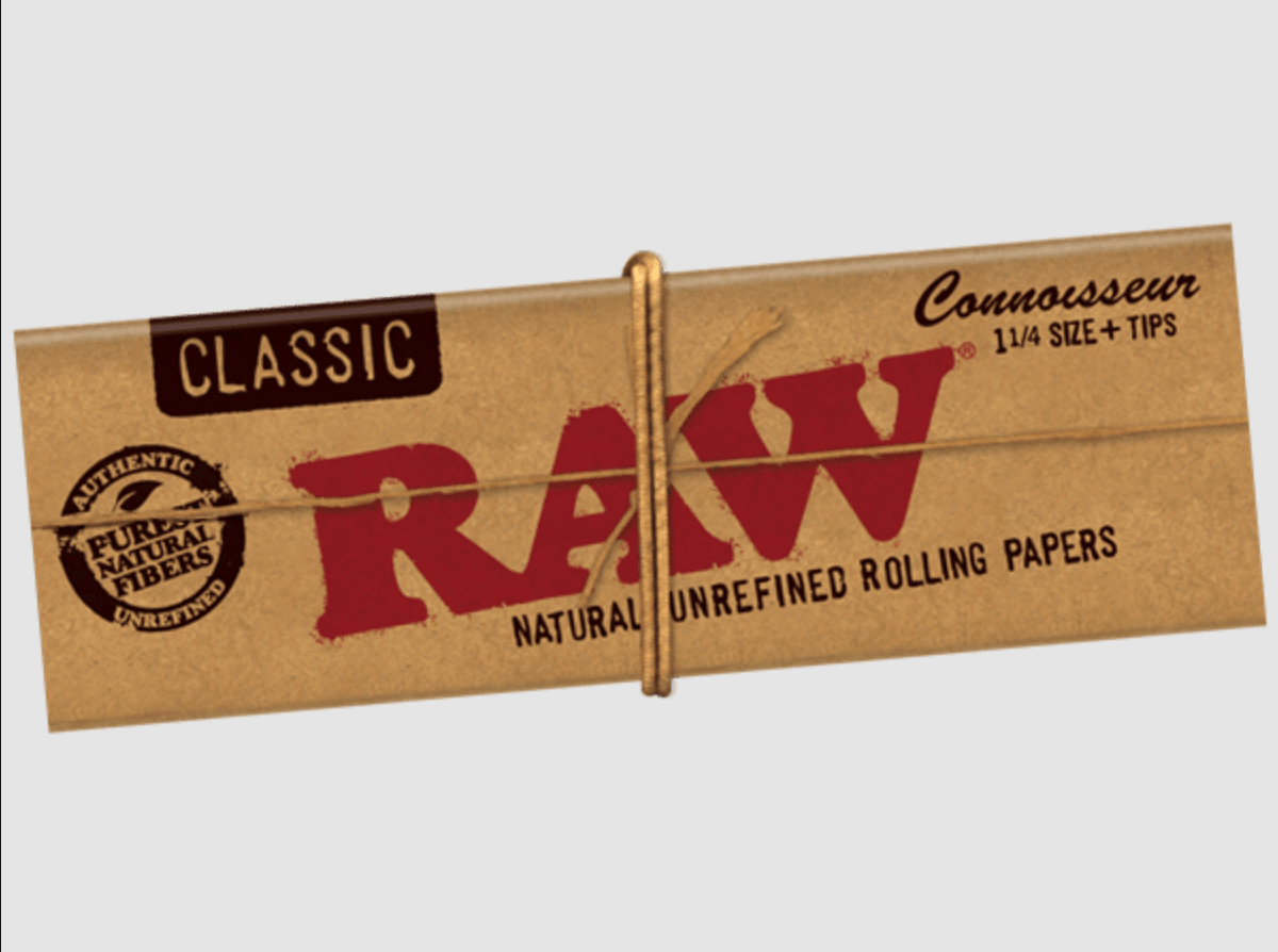 RAW PAPEL CONNOISSEUR 1 1/4+TIP1