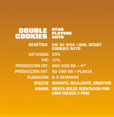 Double cookies AUTO - Pack 50 semillas – BSF1