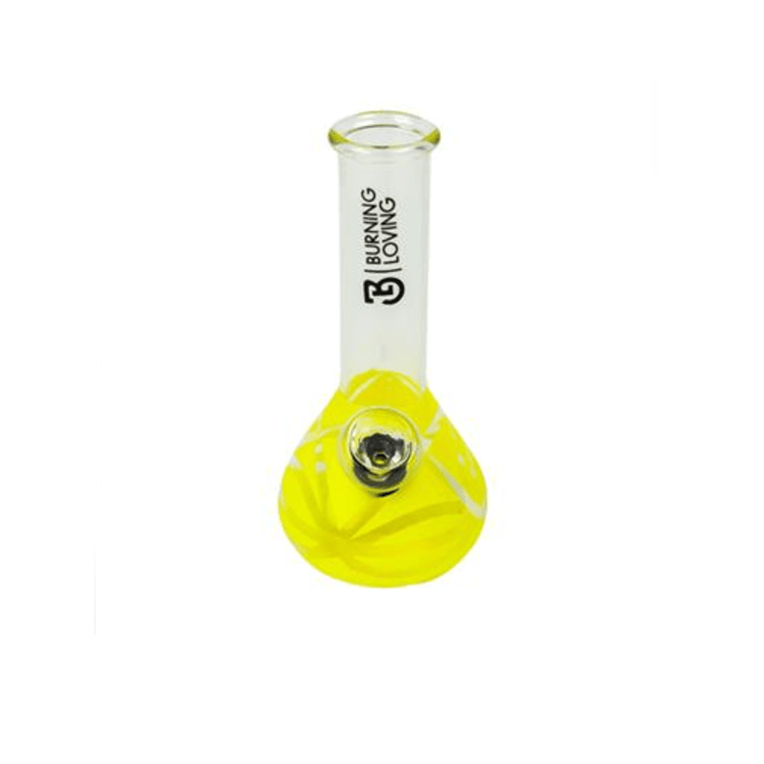 BURNING LOVING BONG YELLOW TAPPING-CONICAL1