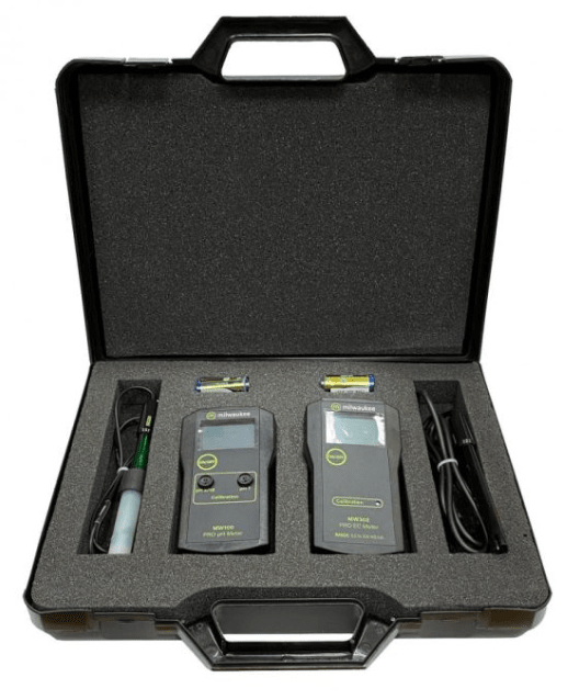 MILWAUKEE - KIT MEDIDORES CON SONDA PH Y EC1