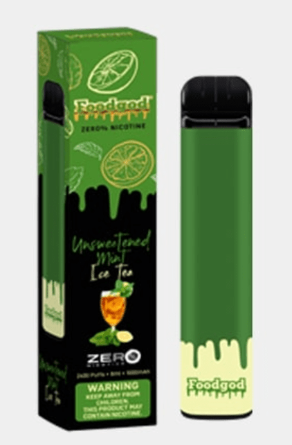 VAPE FOODGOD MINT ICE TEA 2400 PUFF1