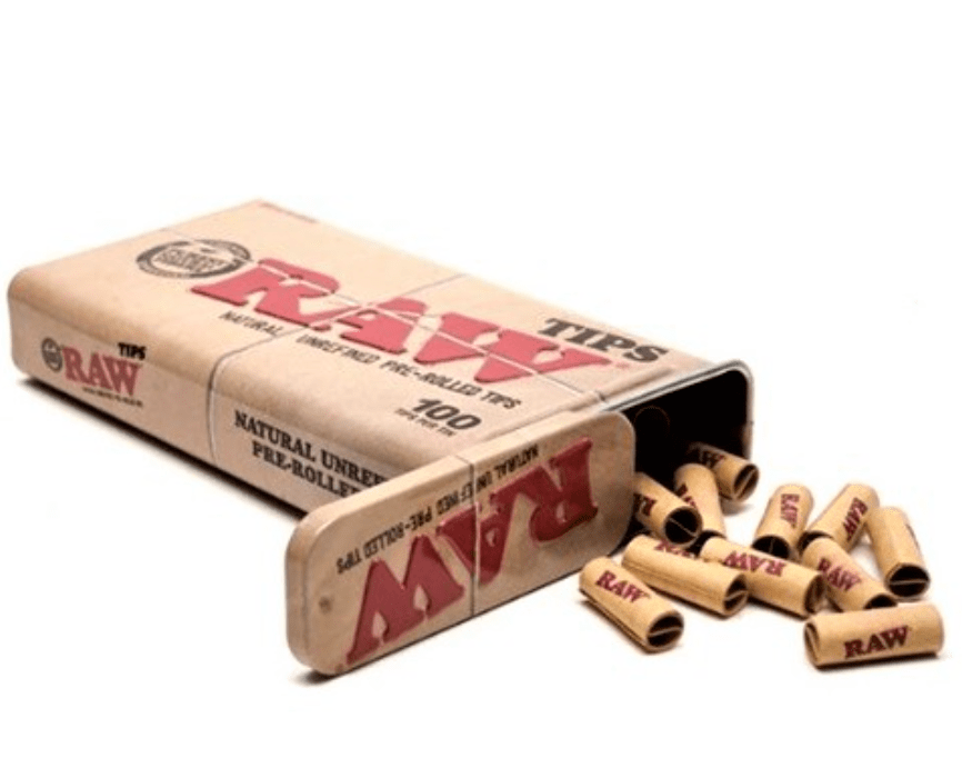 RAW CAJA METALICA CON TIPS PREENROLADOS 100UNI1