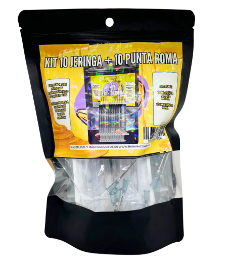 KIT 10 JERINGAS + 10 PUNTA ROMA1
