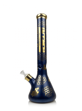 GOLDEN BEAKER BLACK - BONGLAB1