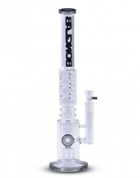 THE TRAS CLEAR BLACK BIG LOGO - BONGLAB1