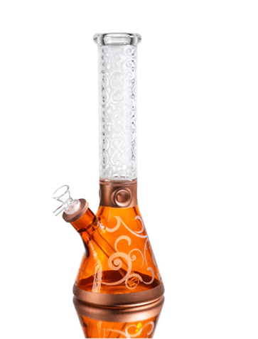 BEAKER LAVA AMBER - CALVO GLASS1