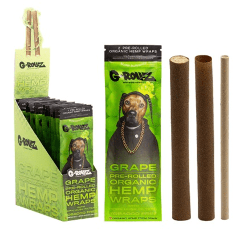 LUNT Pre-Rolled Hemp Wraps x2 Grape G-ROLLZ1