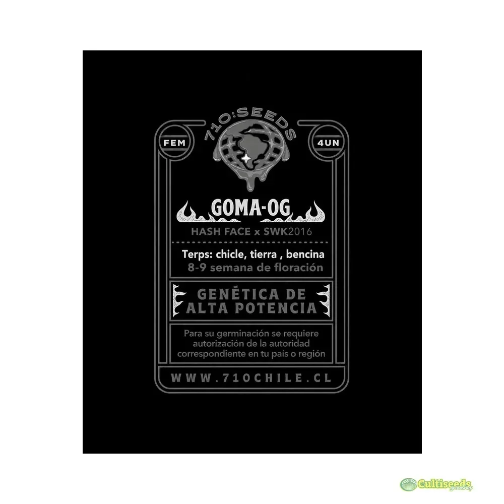 710 SEEDS SEMILLA FEM 4 UNIDADES GOMA OG249004