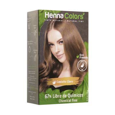 TINTE COBERTOR DE CANAS - Color  Castaño Claro 67%1