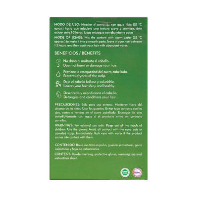 TINTE COBERTOR DE CANAS - Color  Castaño Claro 67%