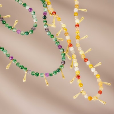 COLLAR PIEDRAS CORNALINA Y AMATISTA1