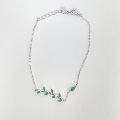 PULSERA HOJITAS VERDES1