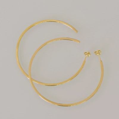 Argollas Enchapada en Oro 18 kt. | Joya Argent