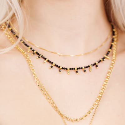 COLLAR PIEDRA ESPINELA NEGRA1