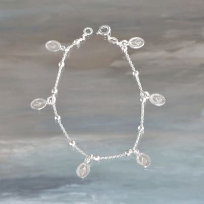 PULSERA MEDALLA VIRGEN DE LOS RAYOS1