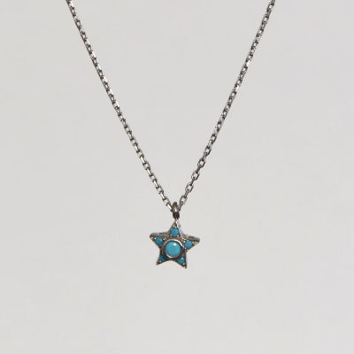 COLLAR / ARO ESTRELLA MICRO TURQUESA1