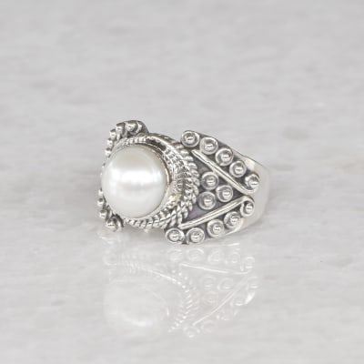 ANILLO RÚSTICO PERLA2