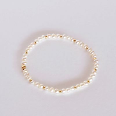 PULSERA ELASTICADA CON PERLA DE RÍO1