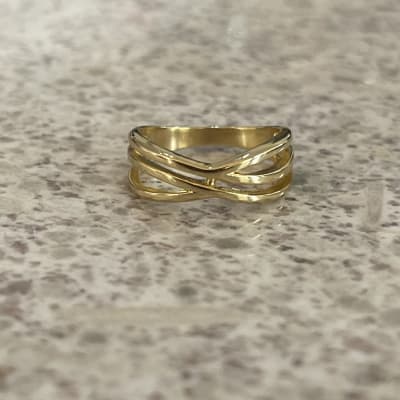 ANILLO TRES LÍNEAS INTERCALADAS LISAS3