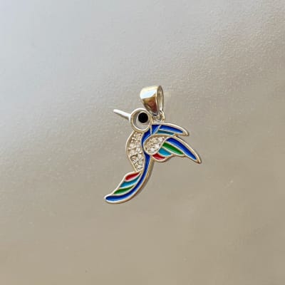 COLGANTE COLIBRÍ ALAS ESMALTADAS1