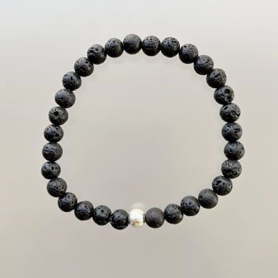 PULSERA PIEDRA LAVA 6 mm1