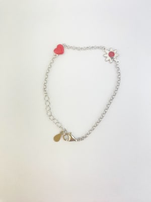 PULSERA CORAZÓN, FLOR, CHINITA1
