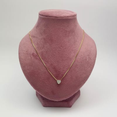 COLLAR CADENA VENECIANA Y CORAZÓN1