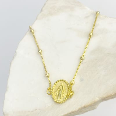 PULSERA VIRGEN DE LOS RAYOS Y  10 ESFERAS1