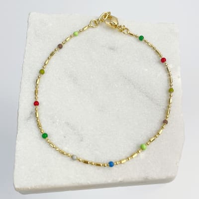 PULSERA MOSTACILLA BOLITAS DE COLORES1