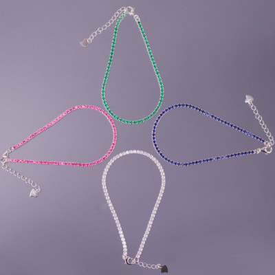 PULSERA CZ CUADRADOS COLORES2