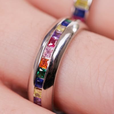 ANILLO BOMBÉ CIRCONES COLORES2