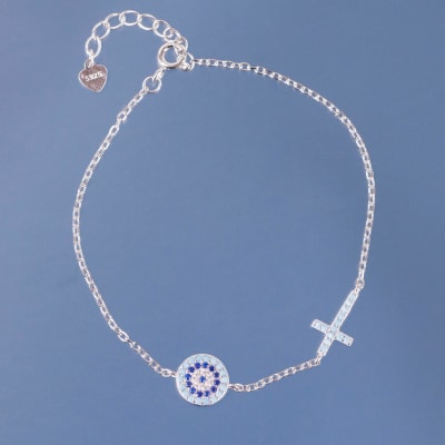 PULSERA CRUZ MÁS OJO TURCO2
