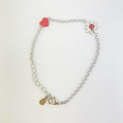 PULSERA CORAZÓN, FLOR, CHINITA1