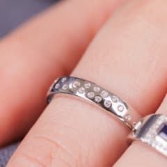 ANILLO SIN FIN CZ BLANCOS