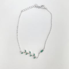 PULSERA HOJITAS VERDES