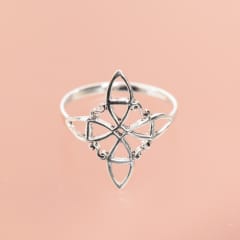 ANILLO NUDO DE BRUJA FINO