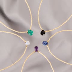 COLLAR GOTA PIEDRA NATURAL