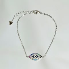 PULSERA OJO TURCO CIRCONES