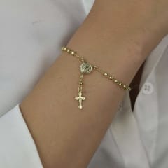 PULSERA  DENARIO SAN BENITO