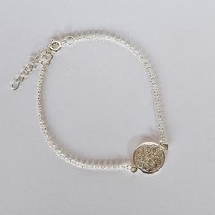 PULSERA CON FLOR DE LA VIDA