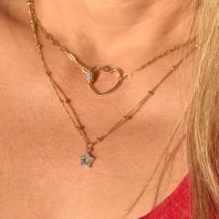 COLLAR CORAZÓN CON TUBO