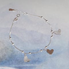 PULSERA TRES CORAZONES