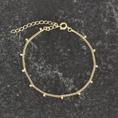 PULSERA CADENA BOLITAS