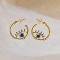 ARGOLLAS TUBO OJO CON PESTAÑAS
