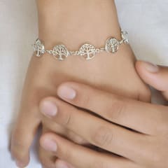 PULSERA CON ÁRBOL DE LA VIDA GRUESA