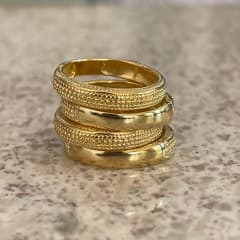 ANILLO SEMI BOMBÉ