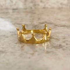 ANILLO CORONA LISA